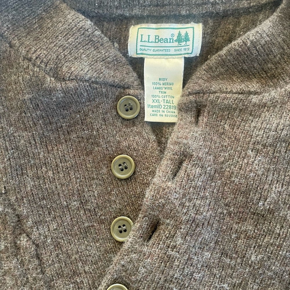 Men’s LL Bean Wool Sweater